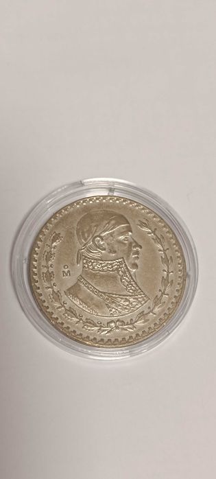 Срібна монета 1 песо 1957