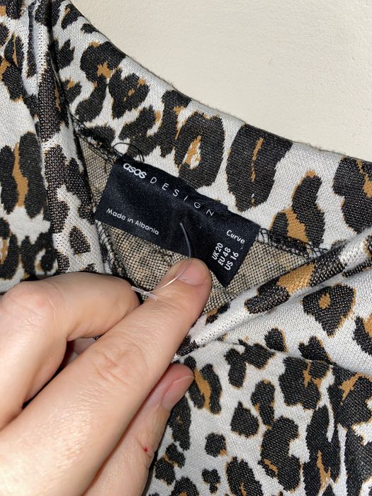 Sukienka panterka  Asos rozm 48/50