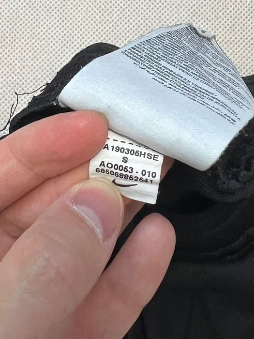 Spodnie Nike small logo black dresy