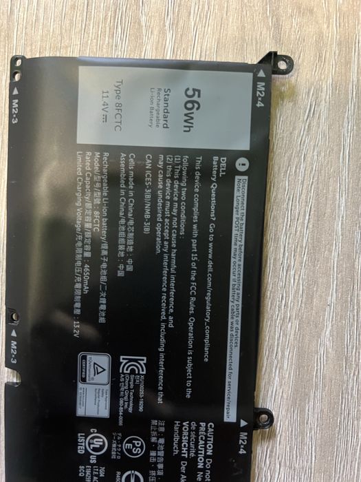 оригінал батарея DELL F8CTC