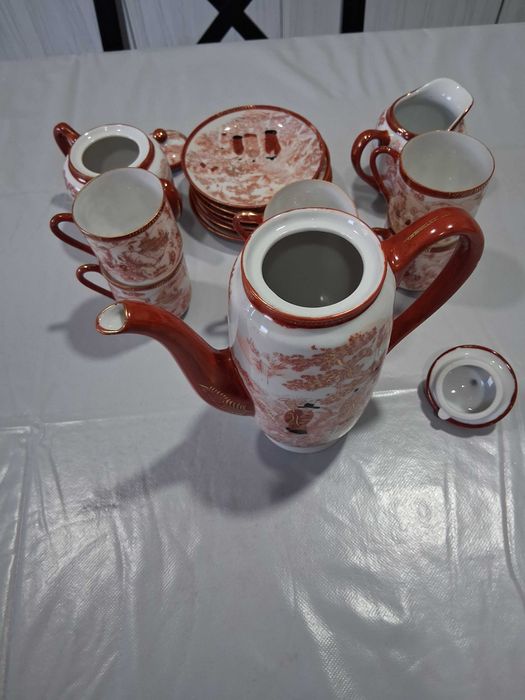 Conjunto de café japonês "Roxy China", anos 1940, 1/2 serviço completo