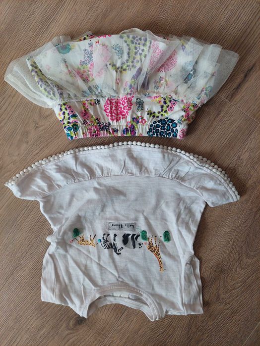 Śliczny komplet  na lato 3-6 miesiace