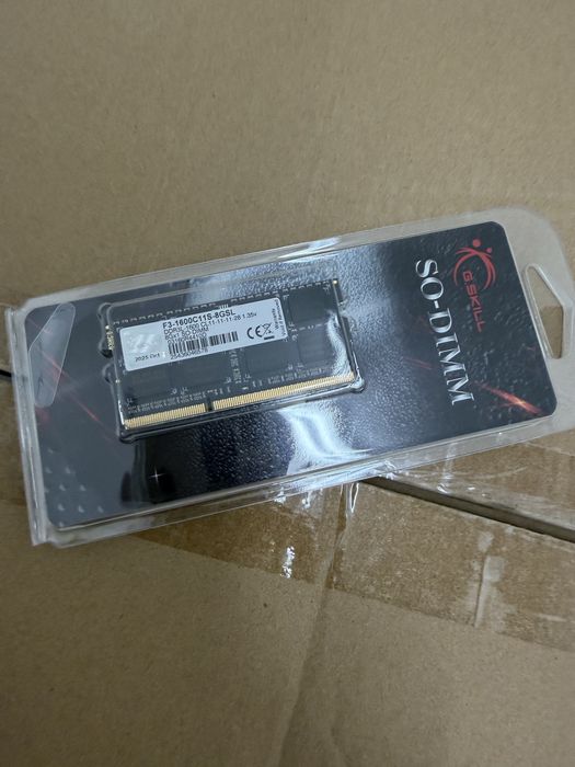 Nowe  Zaplombowane Pamięć RAM DDR3 G.SKILL F3-1600C11S-8GSL 8 GB