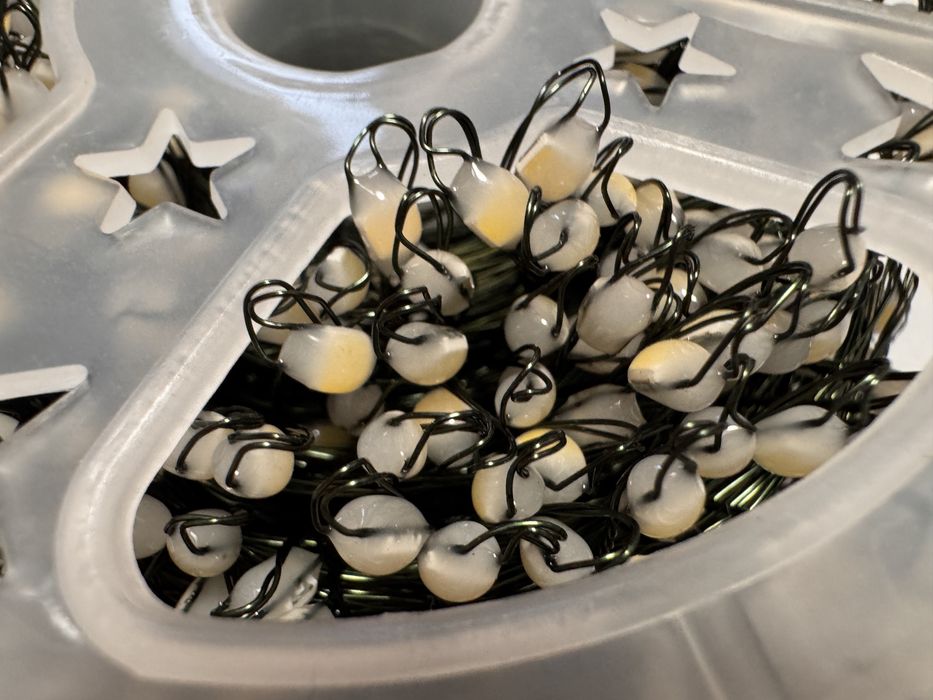 Мішура(хвойна лапа), крупний діод,20м,40м зелений дріт,usb НОВИНКА