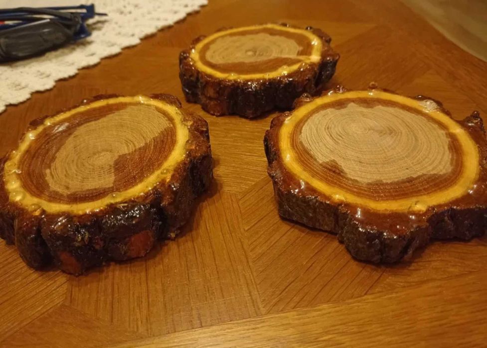 Podstawki, podkładki drewno plaster akacja