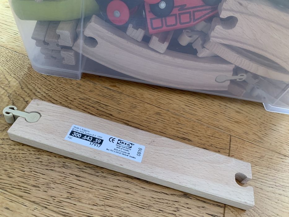 Klocki drewniane ikea tort