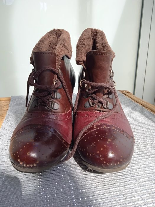 Kozaki skórzane Ryłko r. 39