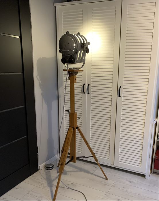Lampa podlogowa stojaca loft vintage prl industrial