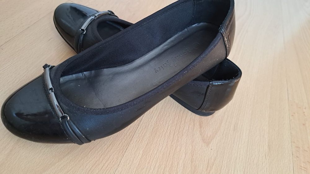 Czarne baleriny balerinki damskie Jenny Fairy rozm. 37