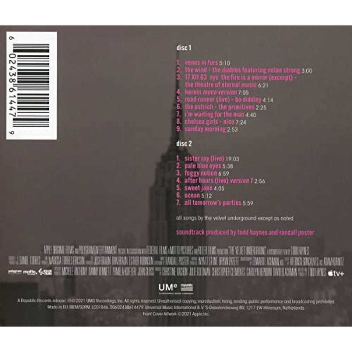 The Velvet Underground ‎- The Motion Picture Soundtrack (2CD NOVO)
