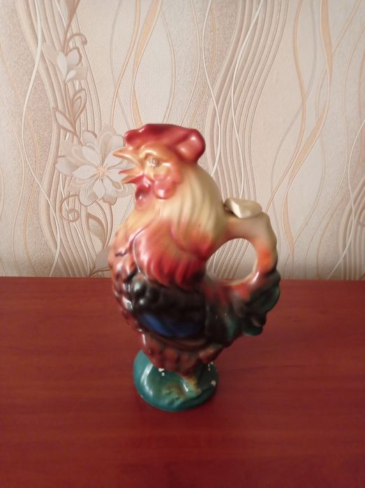 Декор посуд часів СССР 60-х років. Півник