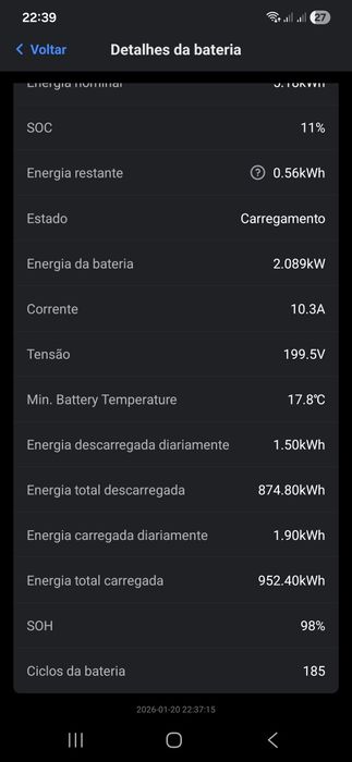 Inversor e bateria Foxess