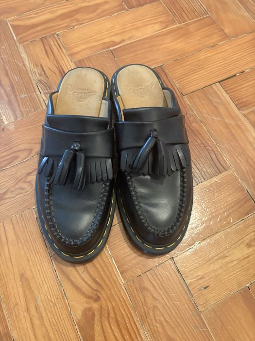 Dr Martens mules pretas originais