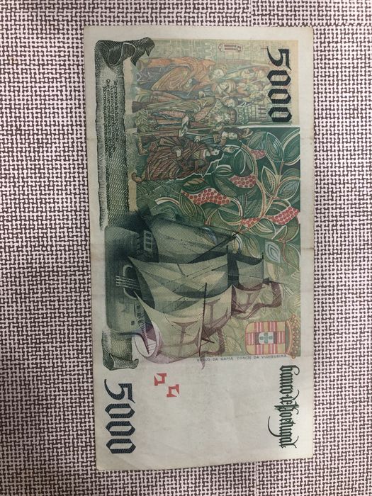 Nota de 5000 Escudos
