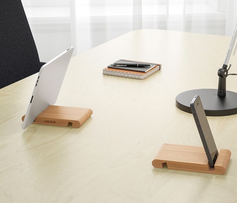Podstawka pod telefon tablet Ikea Bergenes bambus