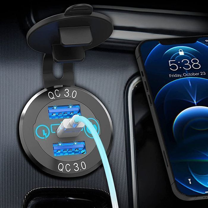 Ładowarka samochodowa LED gniazdo Alogy Mini Car Charge do motocykla