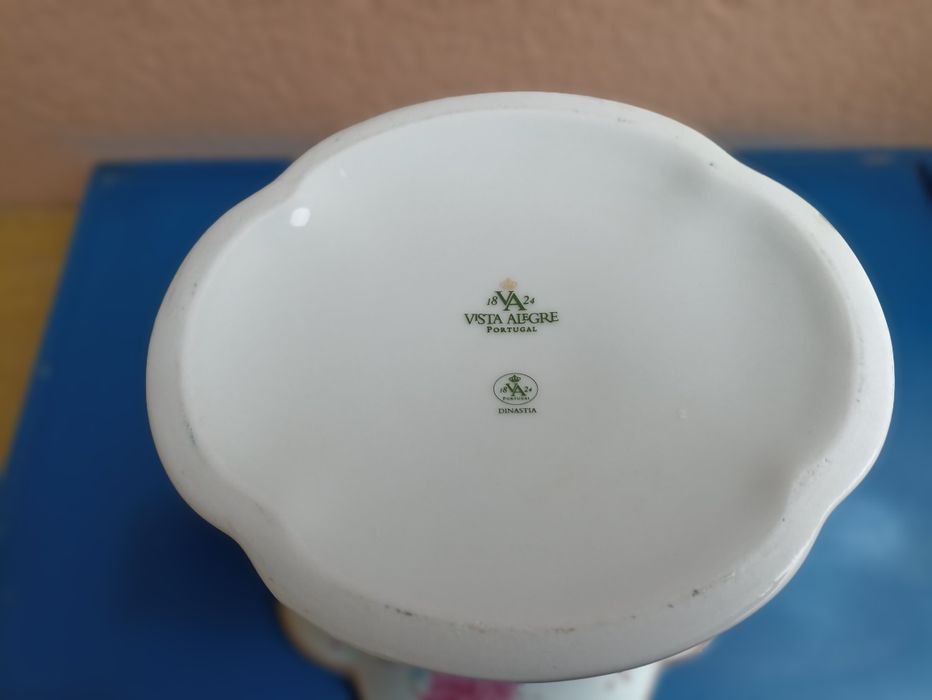 Vaso Eduardo II Vista Alegre decoração Dinastia