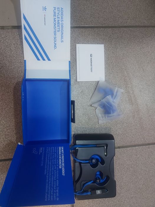 Навушники Monster adidas IN-EAR BLUE
