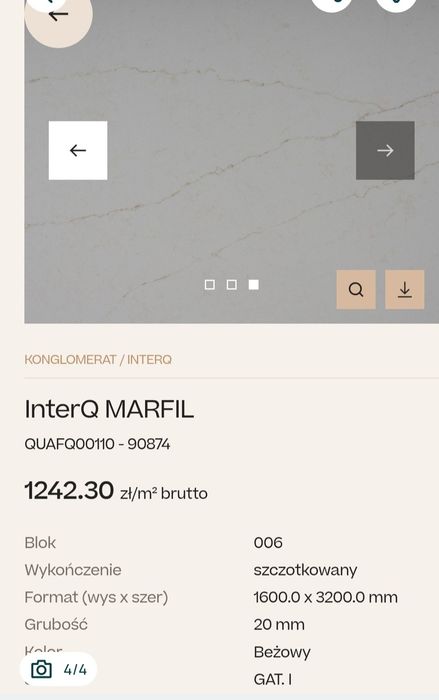 Blat konglomerat Marfil Inter-q  Interstone