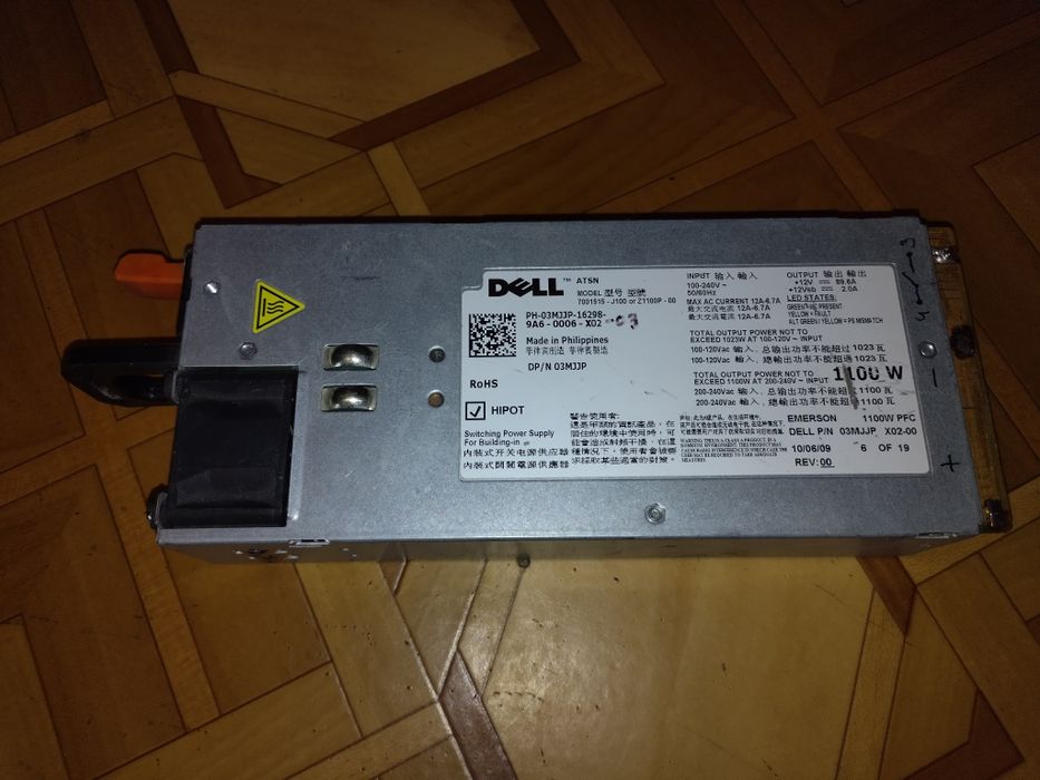 Блок питания dell 1100w 12V