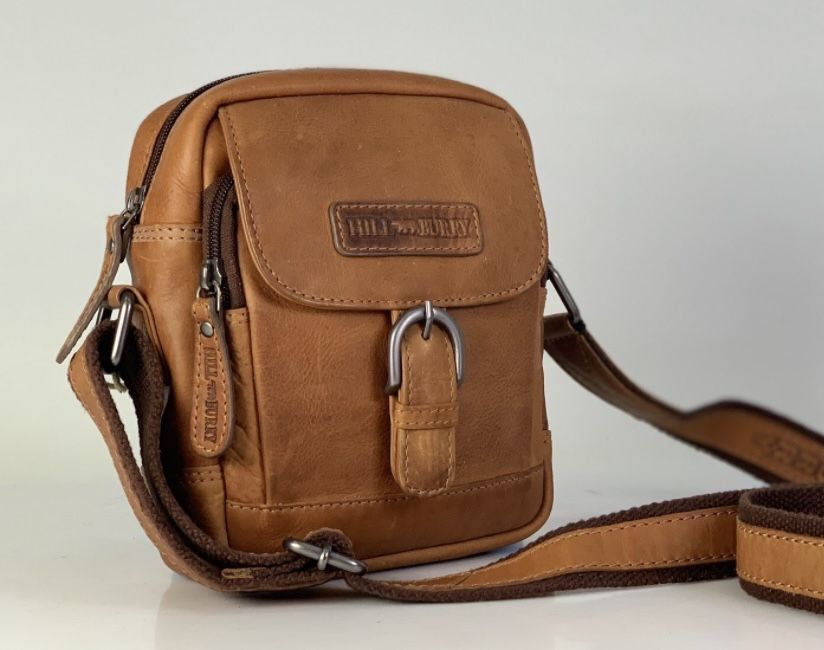 Hillburry мужская Сумка из натуральной кожи Hill Burry