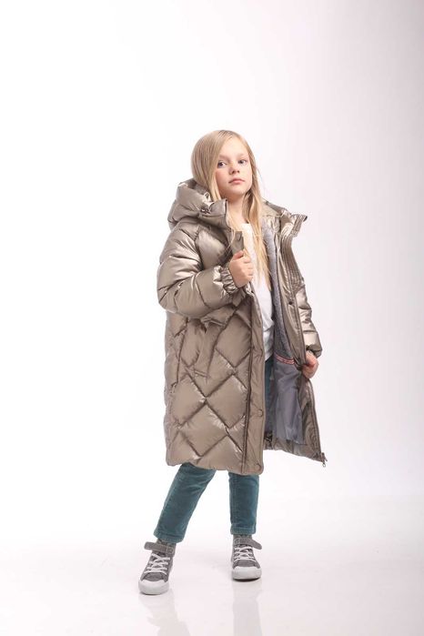 Новинка зима, пуховик Melissa, 110-134 см