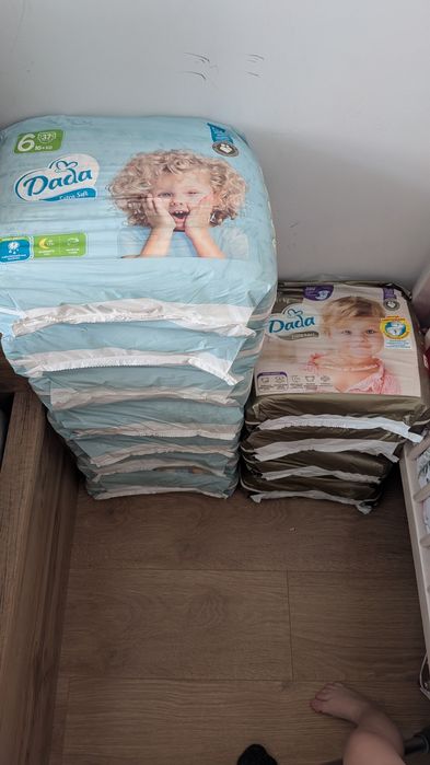 Pampersy dada 11 opakowań, rozmiar 6