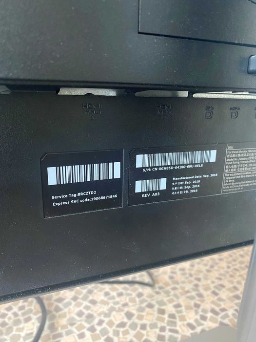 Монитор 27" Dell U2715H Black (210-ADSO)