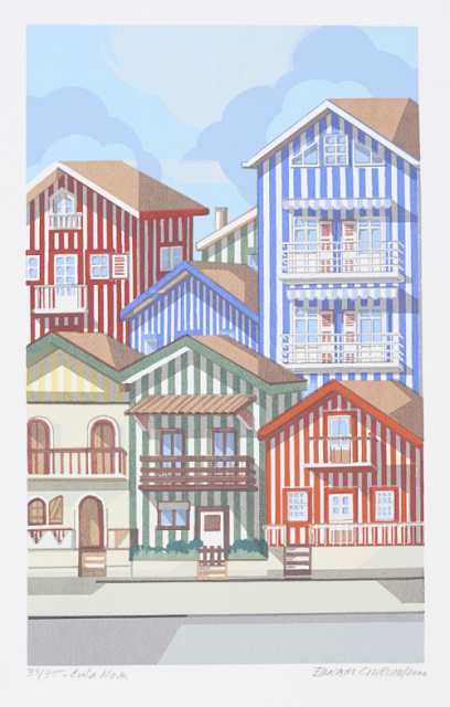 Aveiro e a Ria, 10 diferentes serigrafias