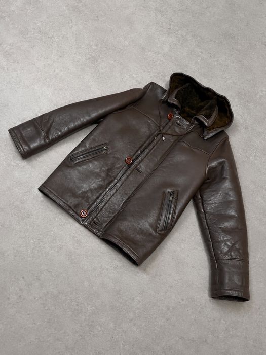 Чоловіча дублянка KOSI Creation in Italy XL, натуральна овчина