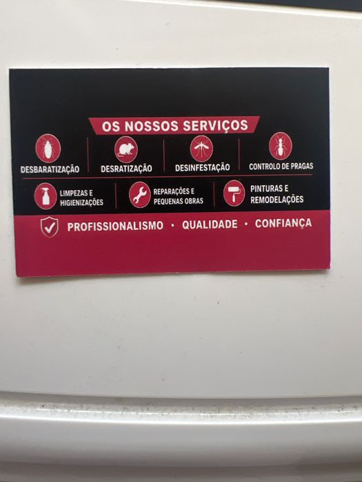 Desinfestações  e desentupimentos
