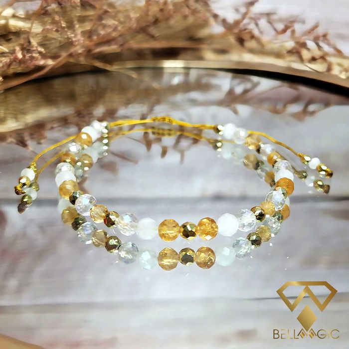 Bransoletka na sznurku "Słoneczny Blask"