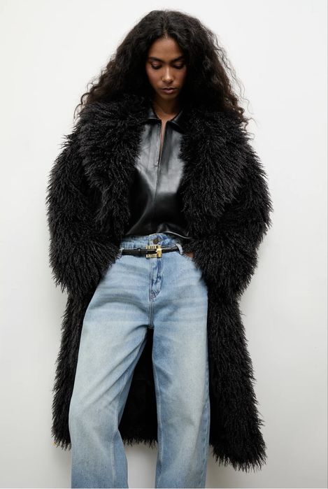 Шуба довга під ламу, еко