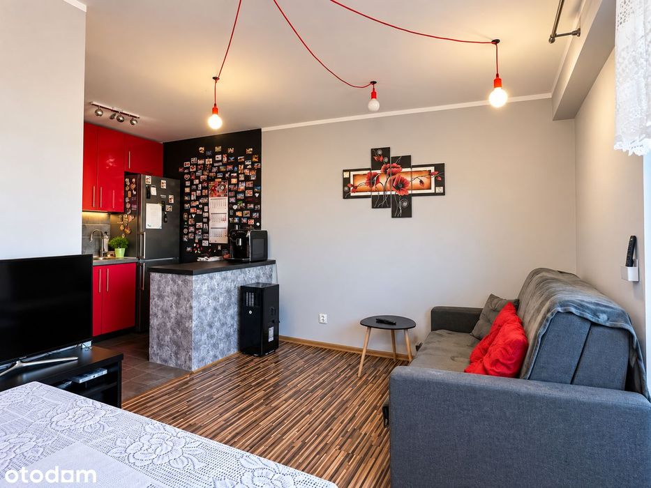 2 pokoje | 43 m² | balkon | siłownia | pełne wyposażenie | piwnica