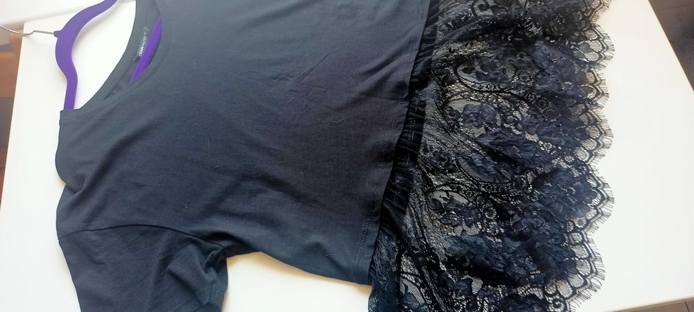 Cropp nowa bluzka z koronką