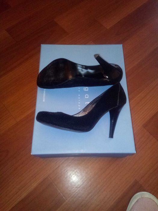 Туфли замшевые, чёрные, р.39. Фирма Wildcat.