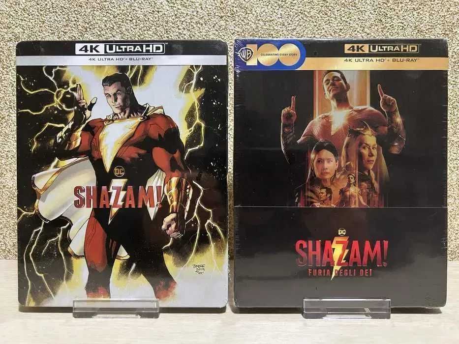 Steelbook 4K Ultra HD Blu-ray Веном 1-3/ Джокер 1-2/ Мег 1-2/ Шазам 1-2/ Лара Крофт 1-2