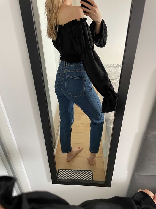 Bluzka hiszpanka czarna