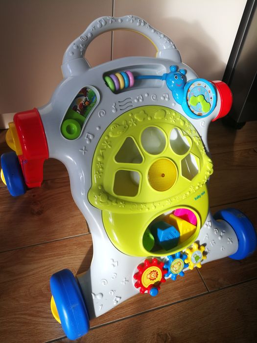 Chodzik Pchacz Sorter Edukacyjny Dla Dziecka Gra Świeci Lean Toys