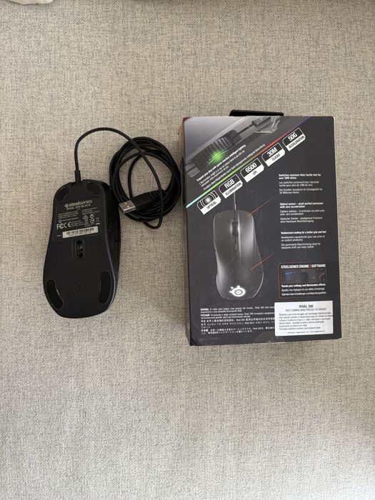 Rato Gaming SteelSeries Rival 300 – Usado – Funciona Bem