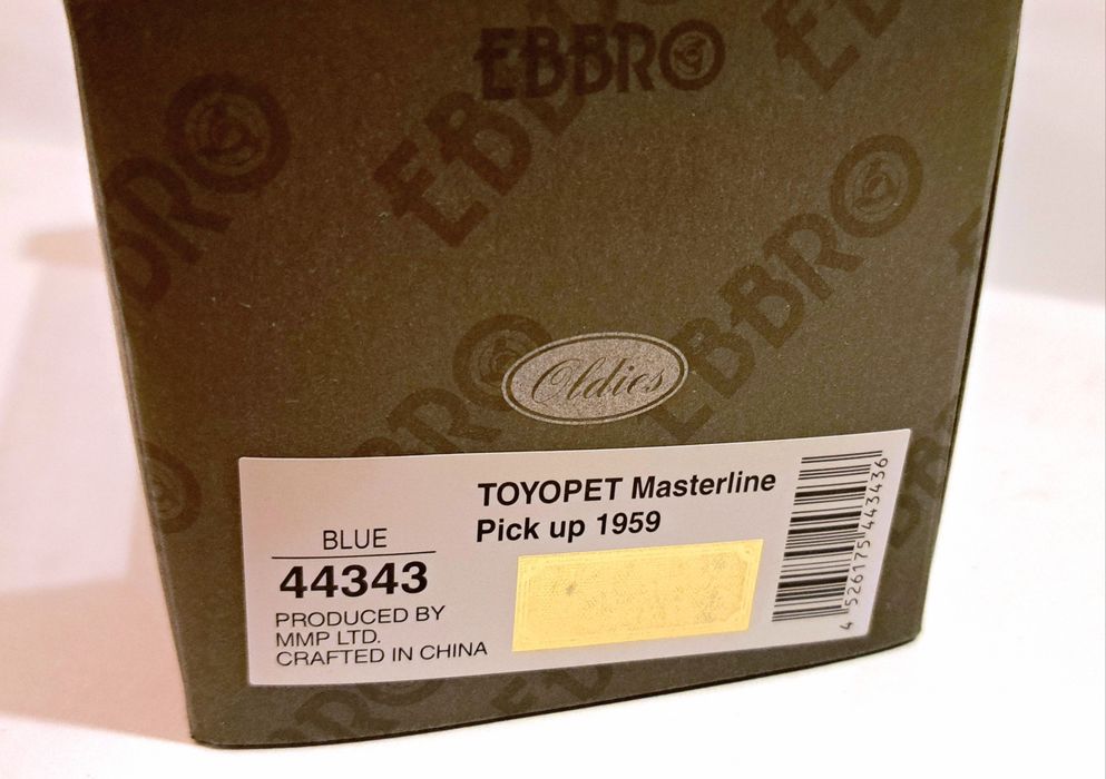 Toyota Toyopet Masterline Pick UP 1:43 EBBRO