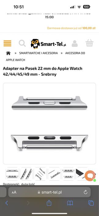 Bransoleta ceramiczna do zegarka oppo  iwatch itd.
