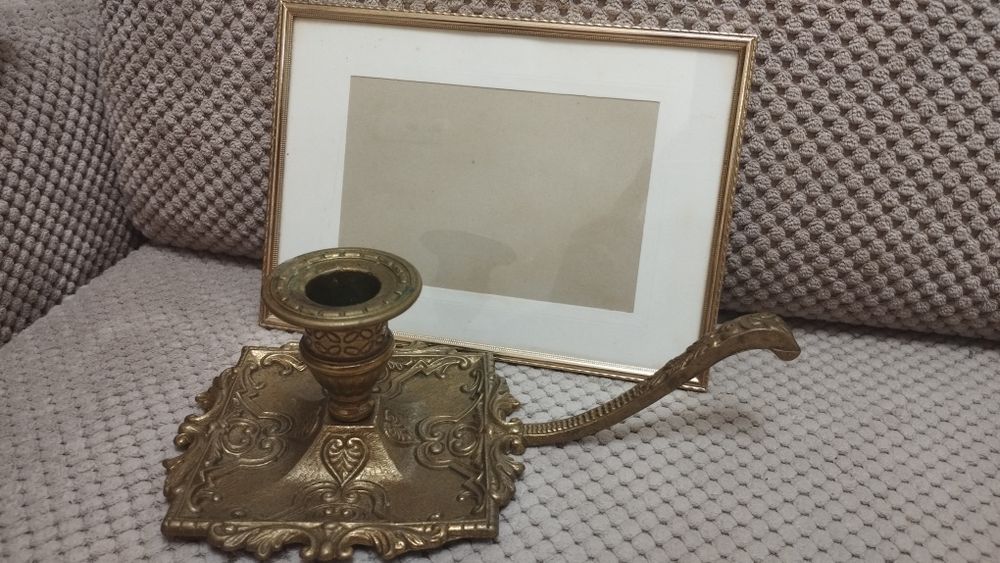 Старовинний підсвічник.Канделябр.