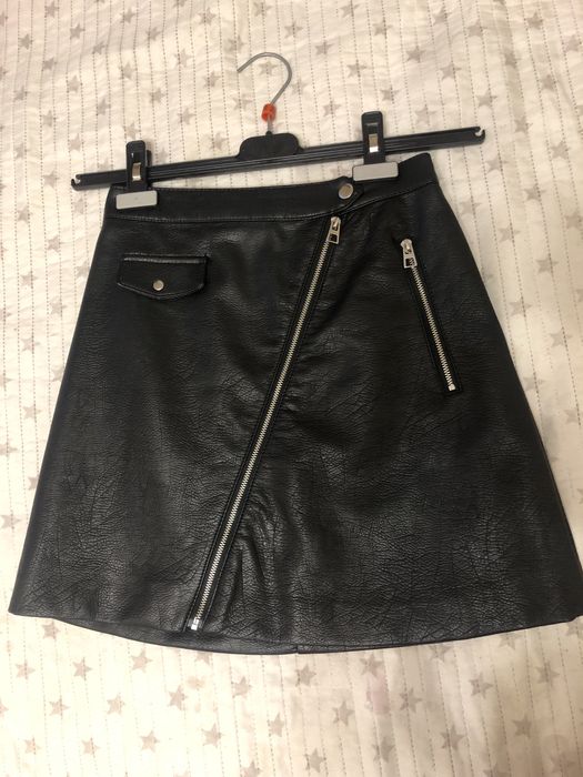 Спідниця еко шкіра HM