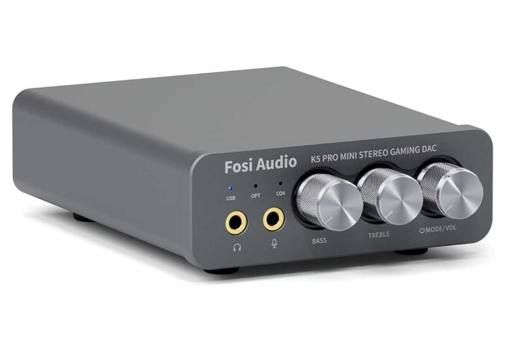 Wzmacniacz słuchawkowy DAC Fosi Audio K5 Pro Gamingowy