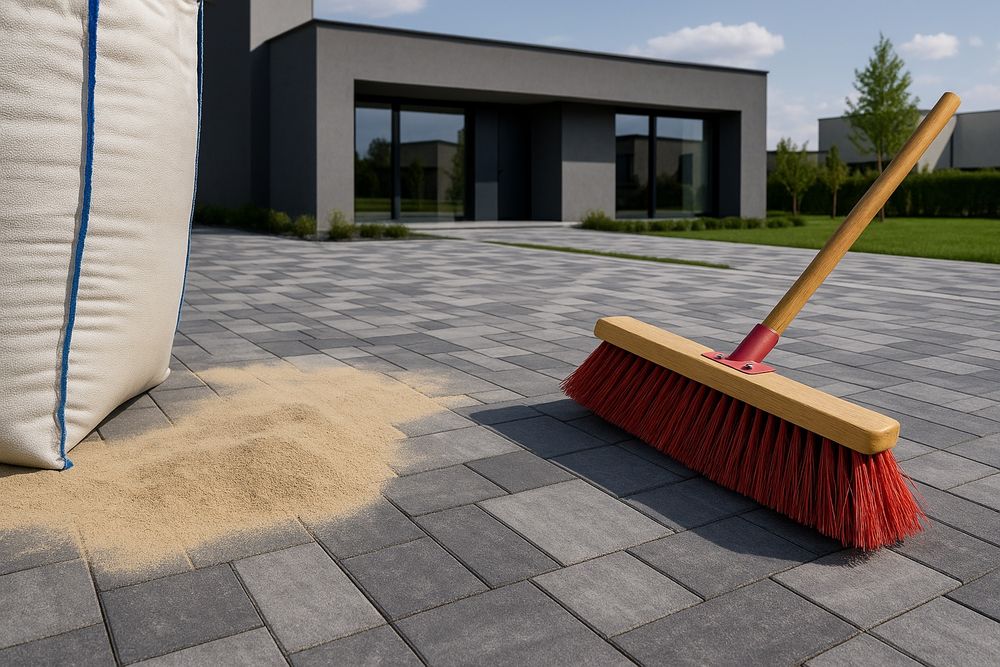 Piasek do zasypywania kostki brukowej – Big Bag 1 tona