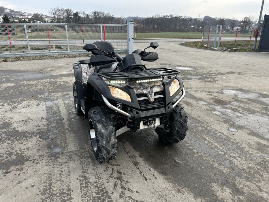 Quad cf moto 820 4x4 pług homologacja, 2 osobowy, eps