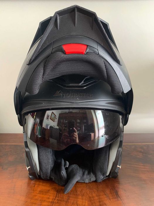 Capacete Touratech Aventuro Mod, Preto, ECE/DOT, Tamanho M