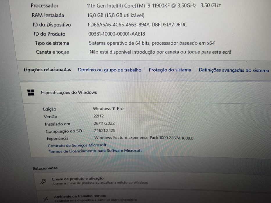 Computador gamer ”Torre” (todos os componentes estao a venda menos o gabinete e a fonte de alimentaçao)