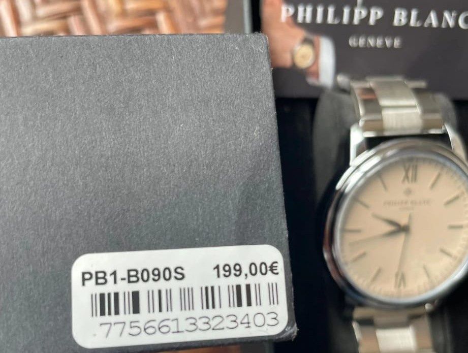 Relógio Suíço Philip Blanc NOVO
